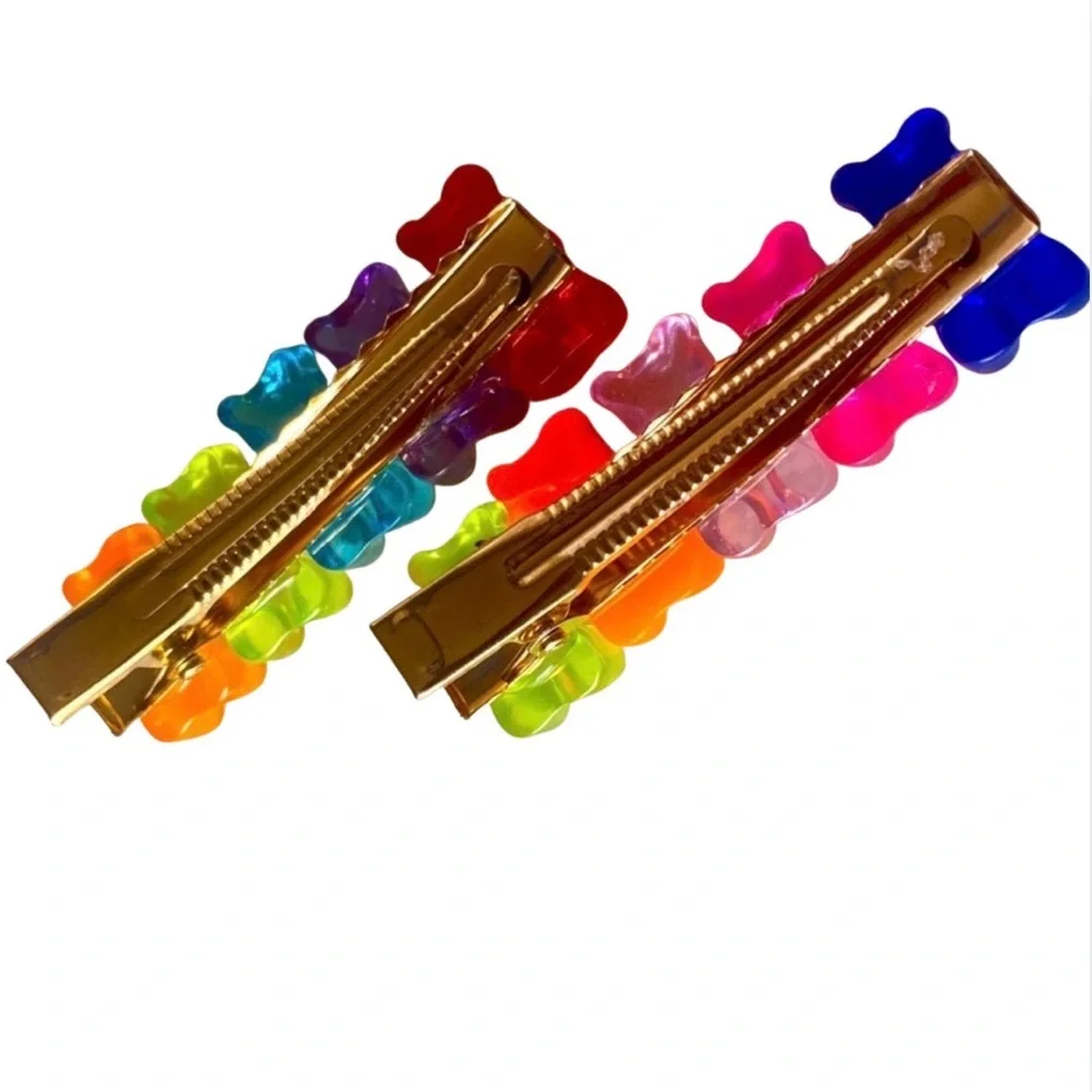 BARRETTES: Gummy Bear, NIP